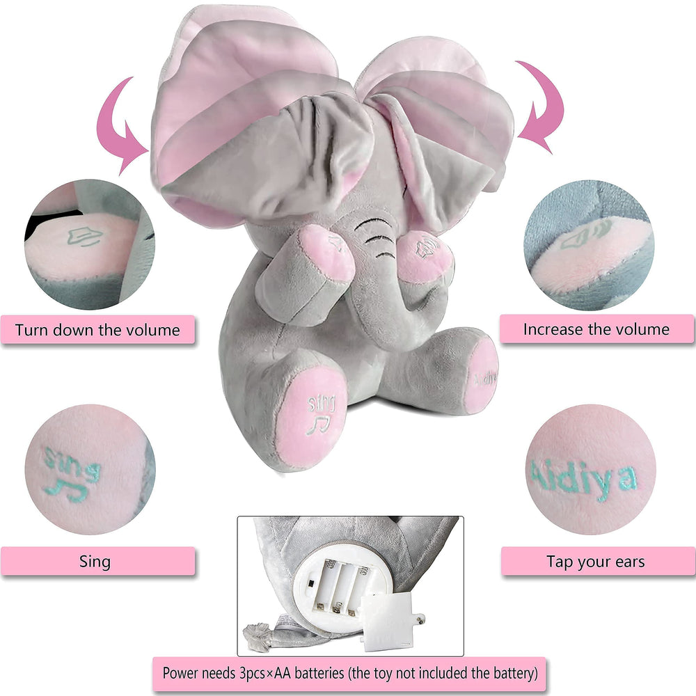 Aidiya Elephant Plush Safety Tested – safe materials for kids.