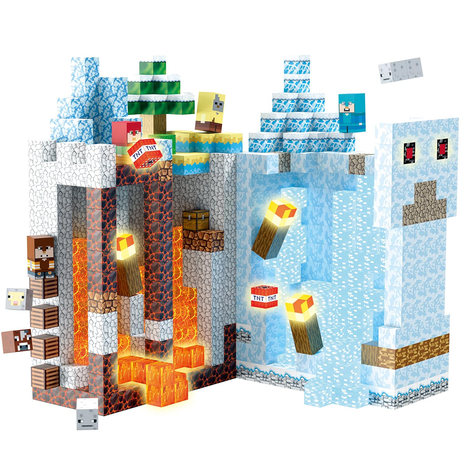 AIDYVOI 200pcs magnetic building blocks set for imaginative STEM play