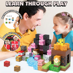 AIDYVOI child building with STEM-focused construction play