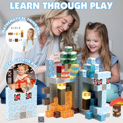AIDYVOI blocks compatible with other magnetic sets for versatility