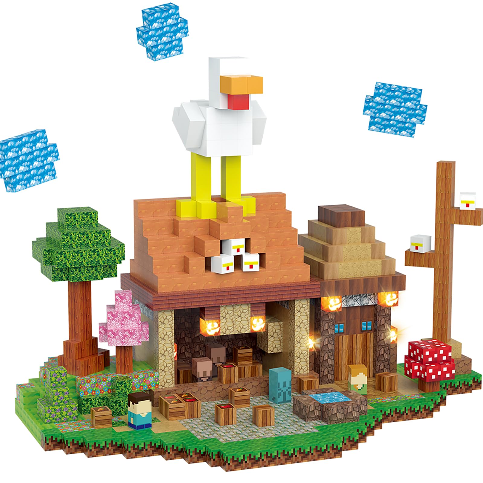 AIDYVOI magnetic blocks 120pcs collection enables endless creative play and tactile exploration.