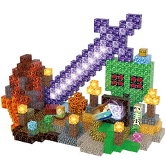 AIDYVOI magnetic blocks light-up sword for imaginative play and STEM learning.