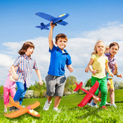 Aiencsai orange foam glider ready for launch and play