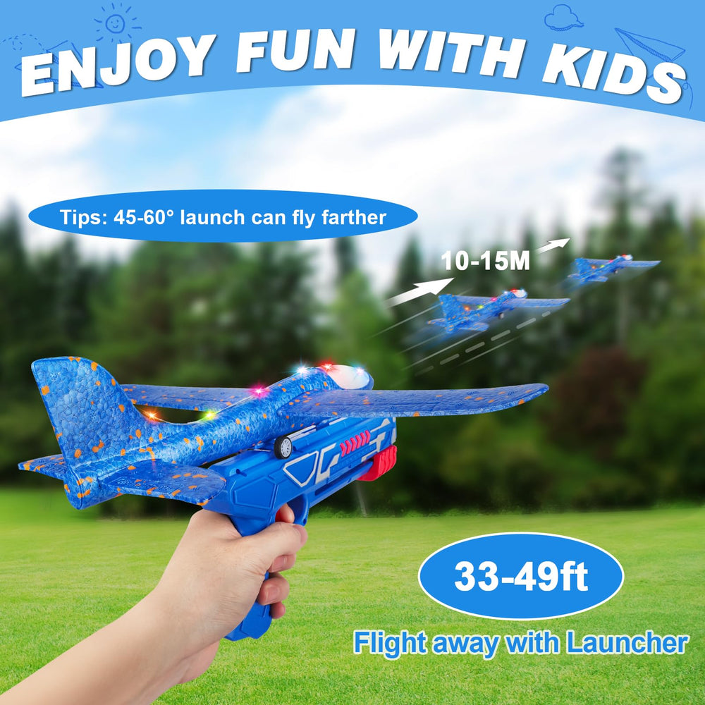 Aiencsai red foam glider taking off during group fun