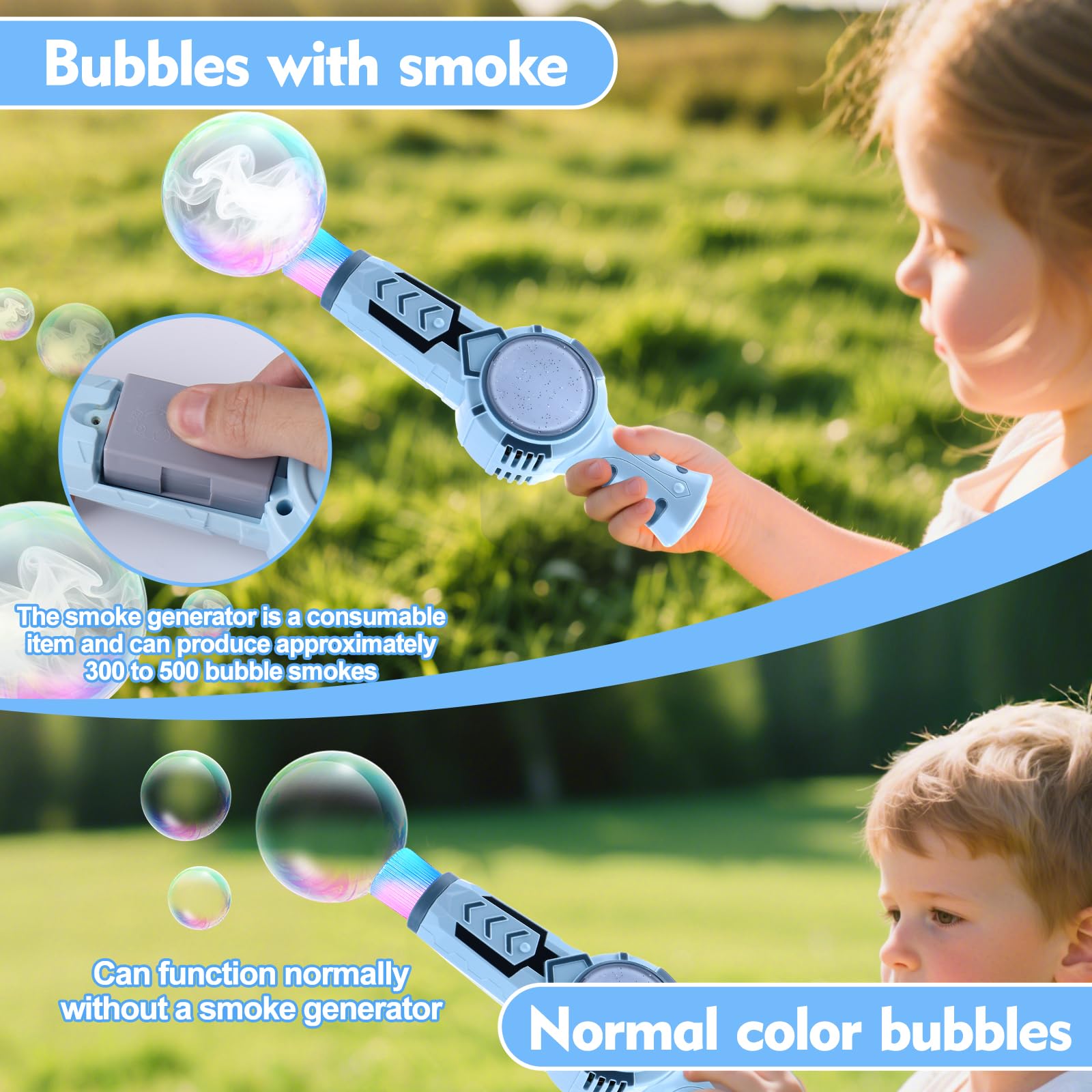 AIERSA Nebulizer component produces safe, abundant bubbles.