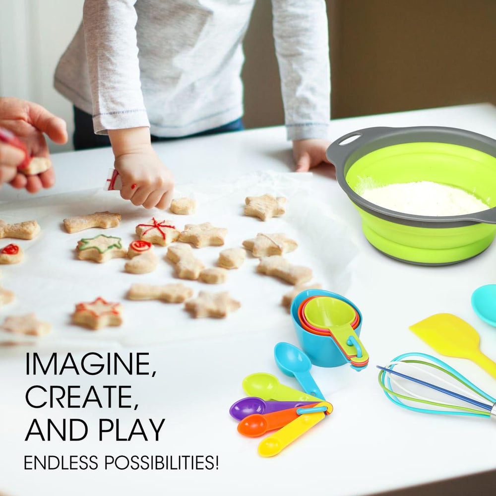 AIEVE measuring spoons help budding bakers measure ingredients precisely.