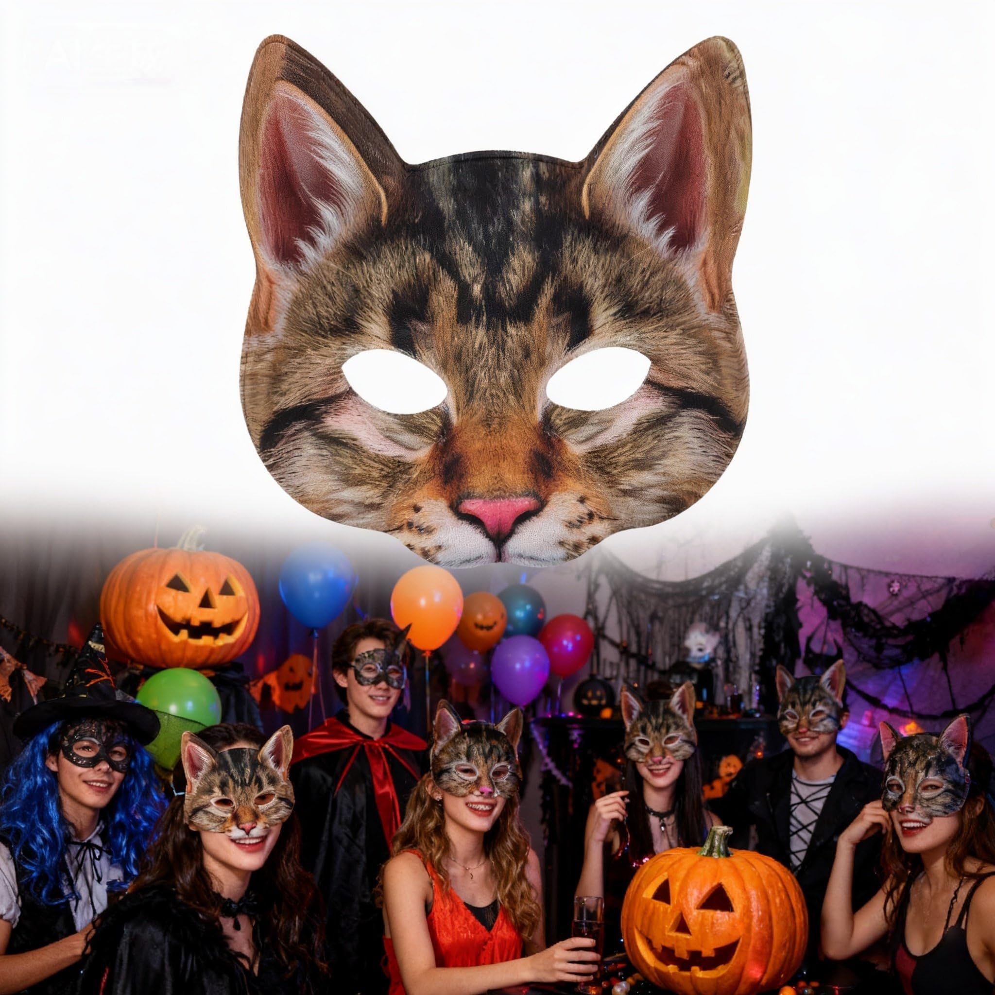 Aiffort cat-mask-non-toxic-materials keeps wear safe and comfy.