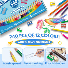 Aigybobo 20 pcs per color ensuring ample color choices.