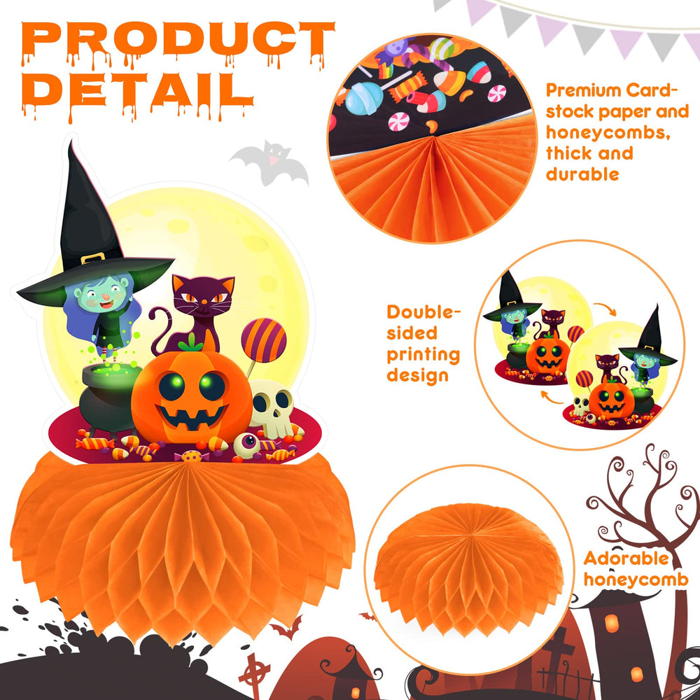 Aigybobo witch centerpiece enhances spooky ambiance on tables