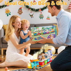 Aigybobo Toddler Train realistic track sounds and lights enhance immersive play.