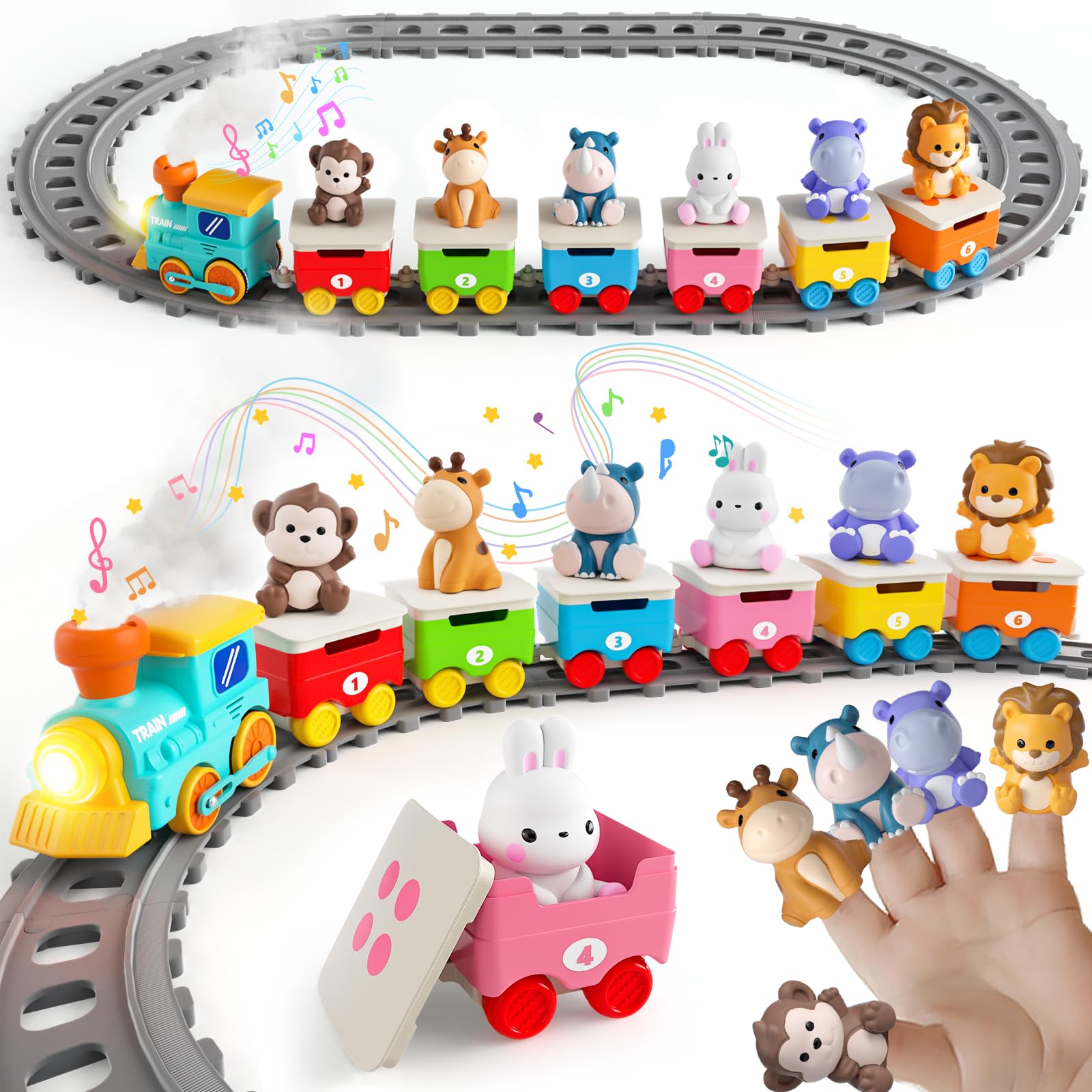 Aigybobo Toddler Train gift-ready box makes a festive Christmas or birthday surprise.