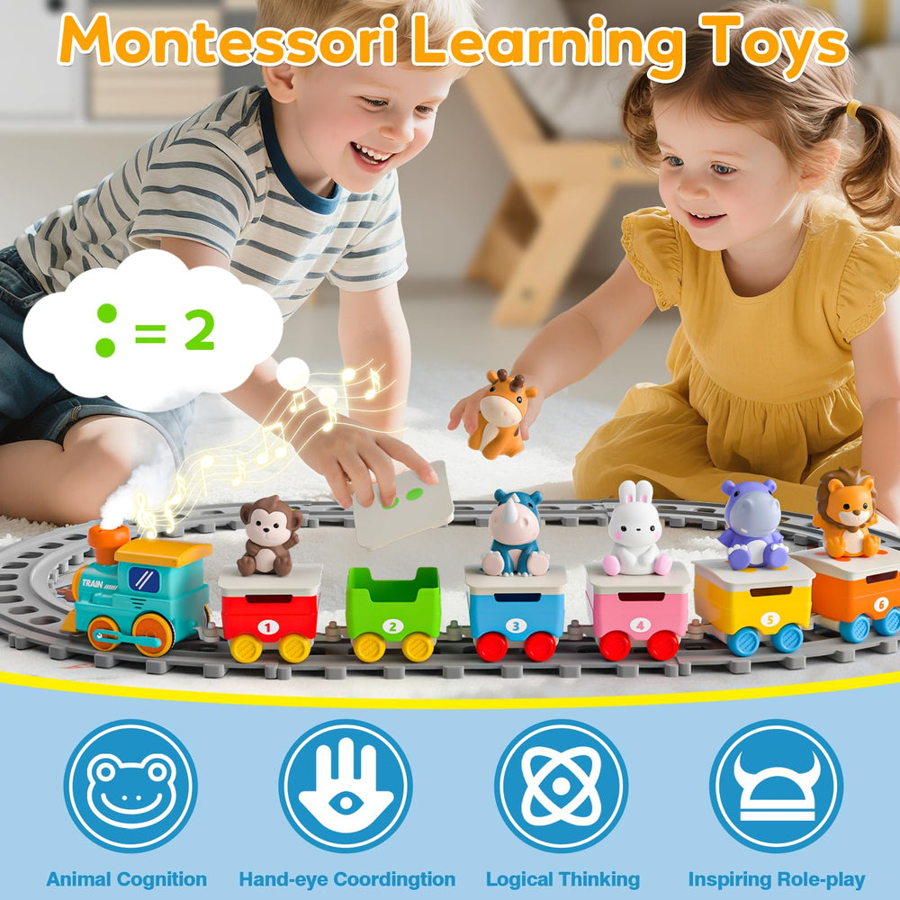 Aigybobo Toddler Train water injector helps simulate steam and keeps play engaging.