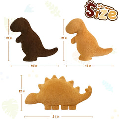Aiideals Dino Nugget Pillow vacuum-sealed unboxing reveals full plush shape.