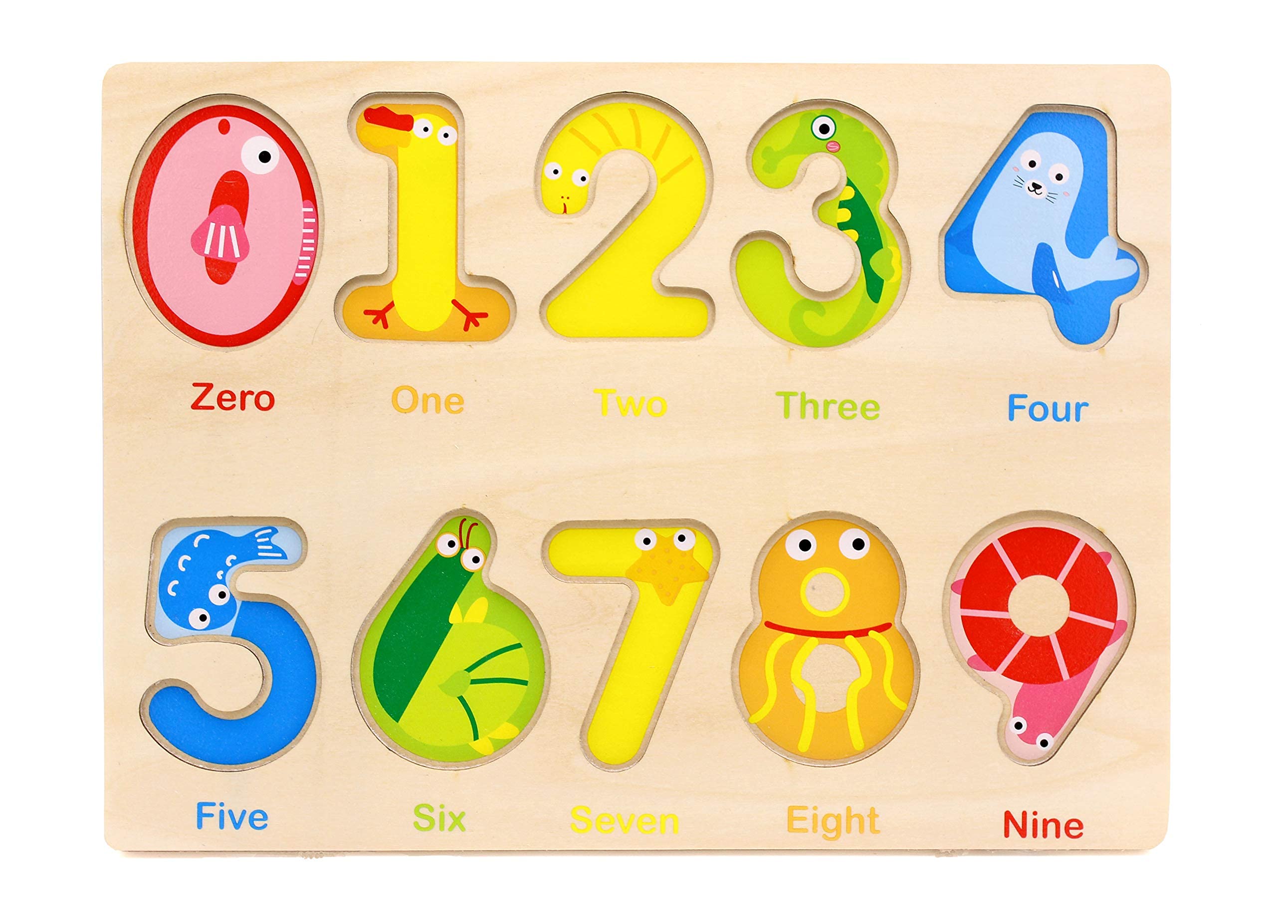 AILE number puzzle pieces help develop fine motor skills.