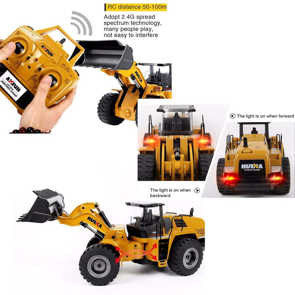 Ailejia wheel loader side profile highlighting sturdy construction