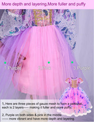 Aimeiar princess set includes crown, wand, and bag for role-play.