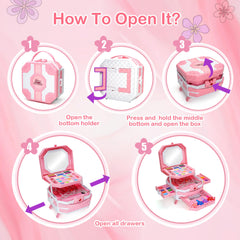 Aimidola elegant cake gift box makes this set a delightful birthday present.