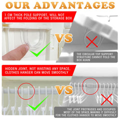 aimpiwt doll wardrobe with dust-resistant cover protects clothing.