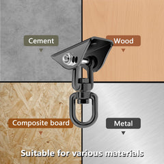 AINIKEY all-in-one hammock kit includes screws bolts and hooks for DIY setup
