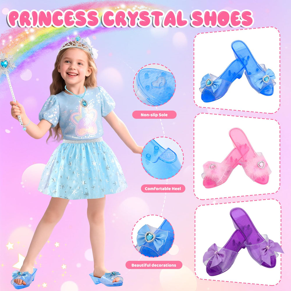 AINIOKA princess jewelry necklaces for creative dress up and color coordination