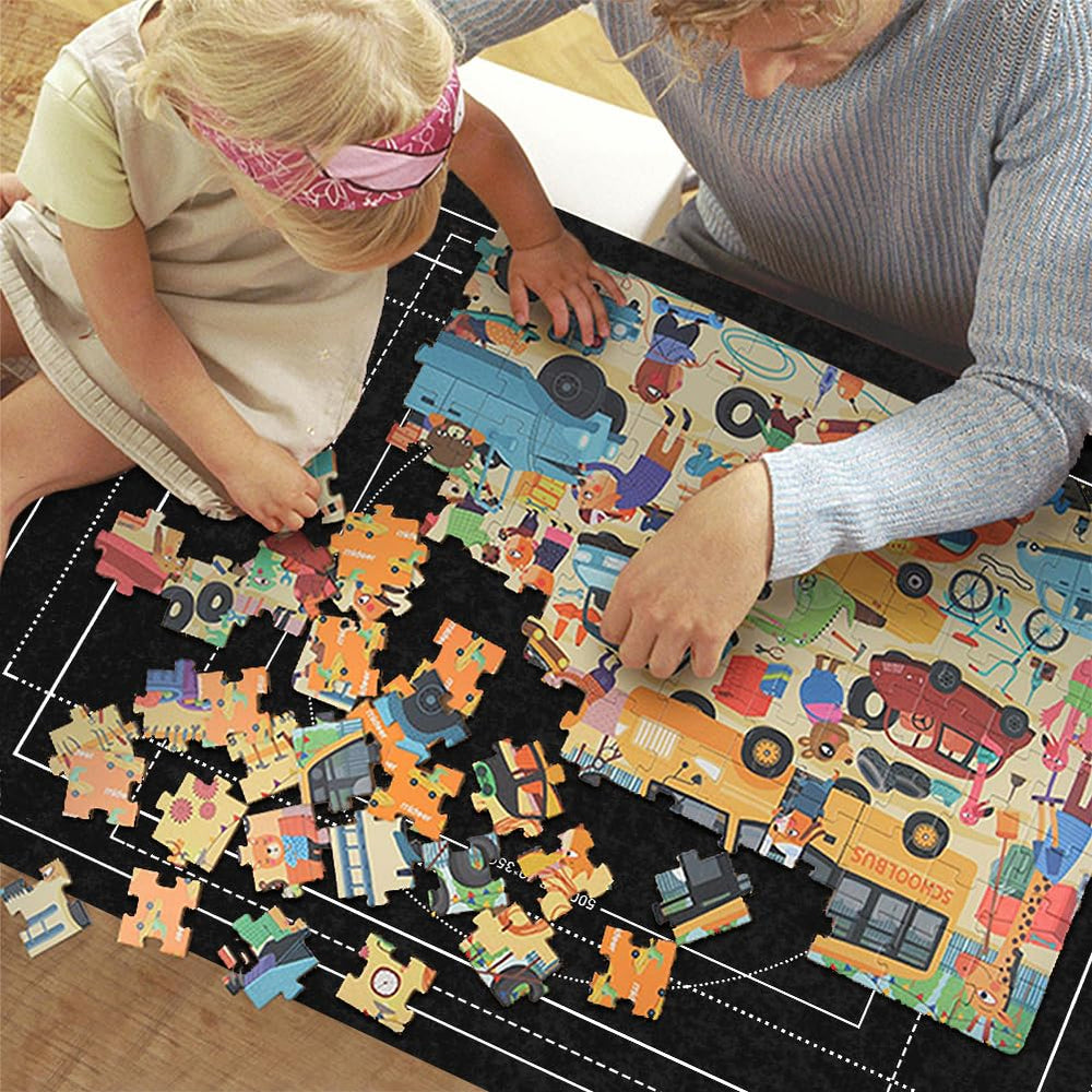Ainiv puzzle mat sized about 46x26 inches for large puzzles.