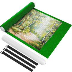 Ainiv green puzzle mat 45x26 inches for clear piece placement.