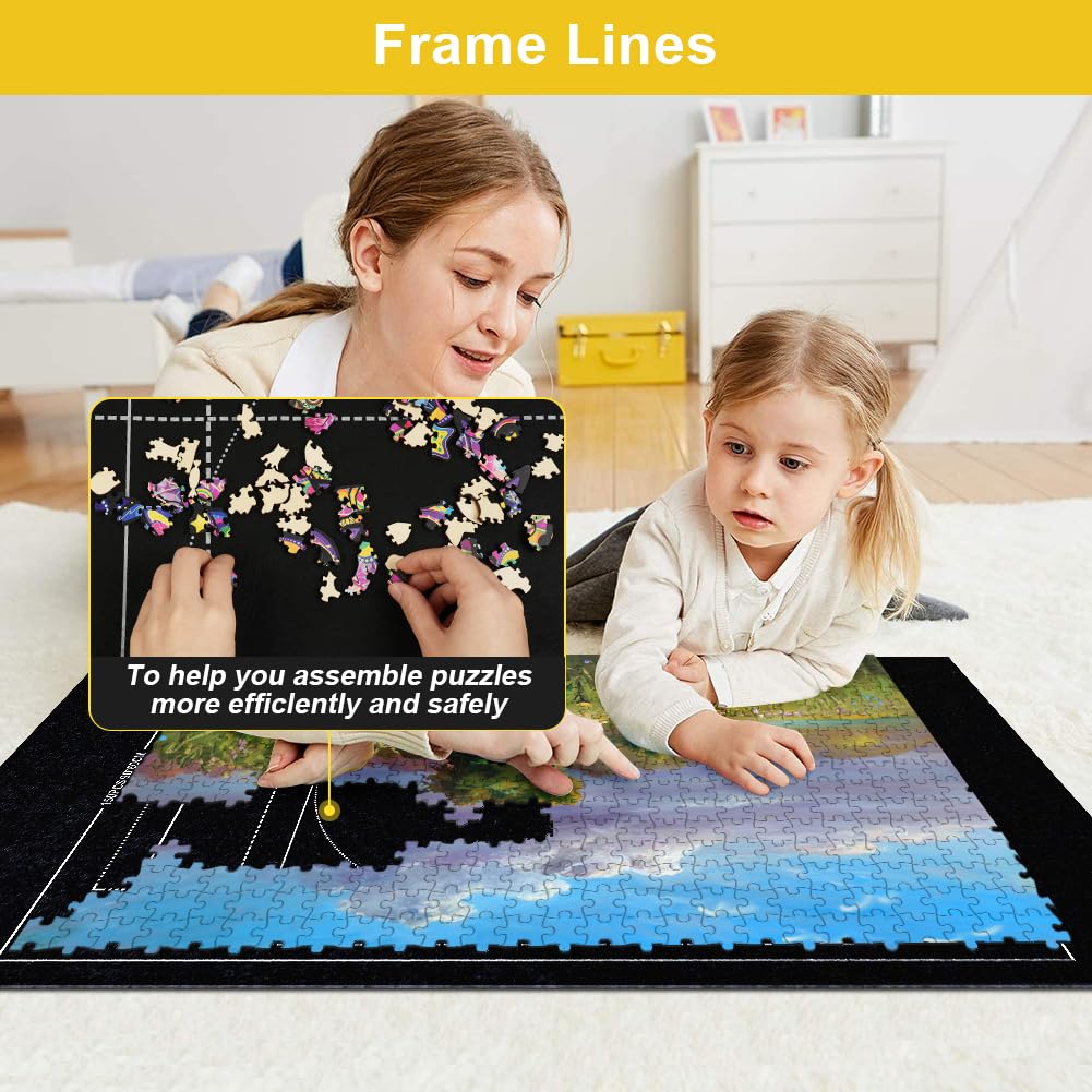 Ainiv puzzle mat rolled for compact storage and portability.
