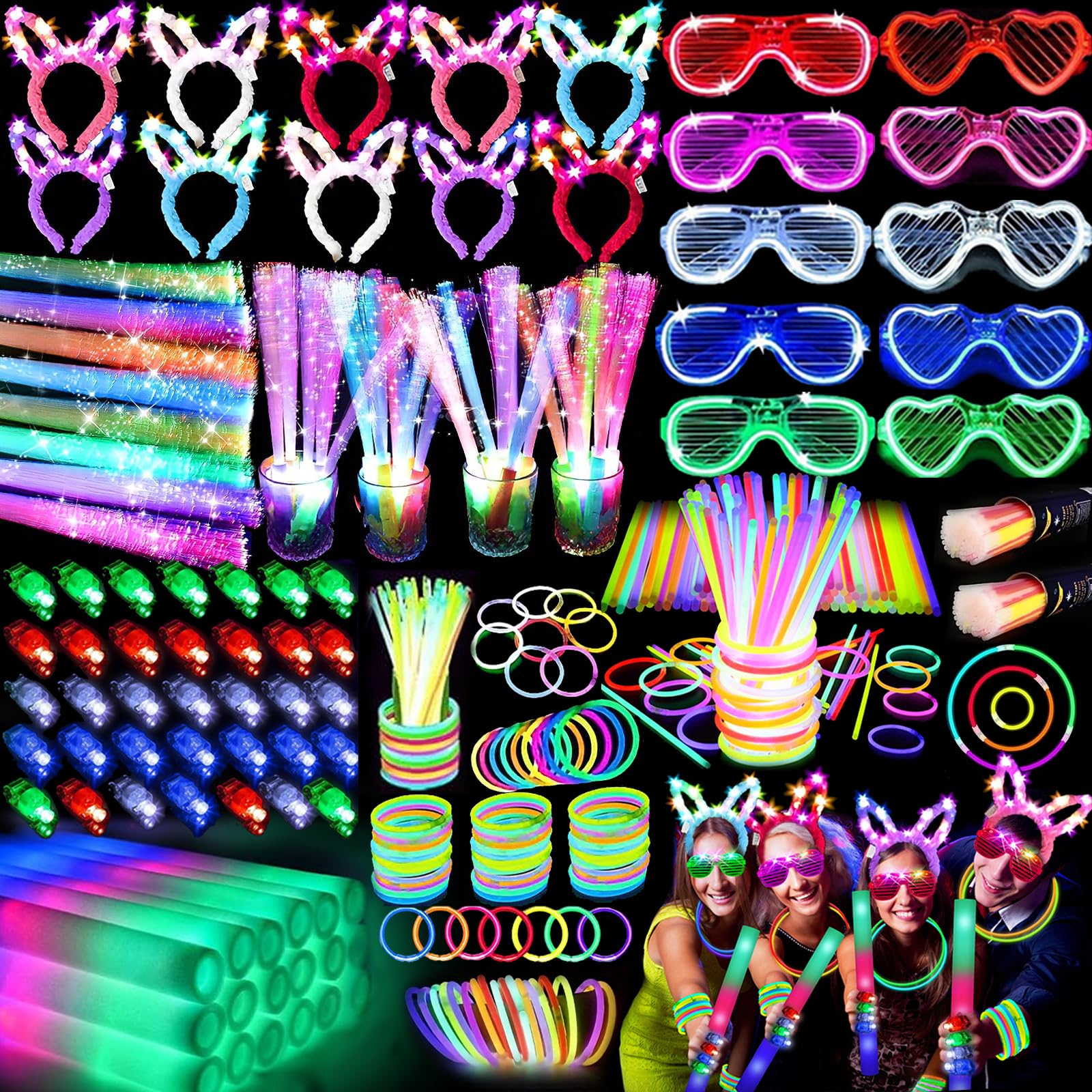 AioAuiy glow party foam sticks adding color to celebrations