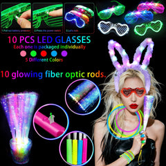 AioAuiy LED glasses offering hands-free glow for selfies