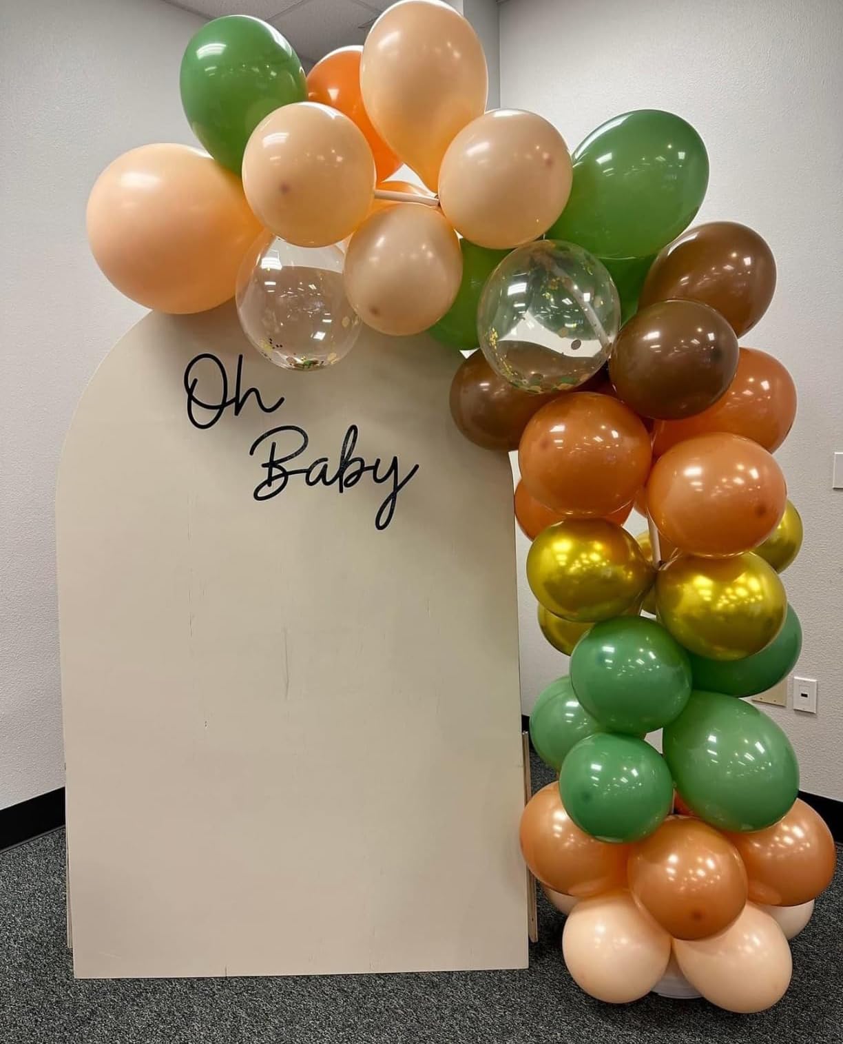 AIOZX green ribbon 32ft for balloon garlands and arches
