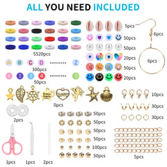 AIPRIDY kit colorful beads showcasing vibrant colors for mix and match designs