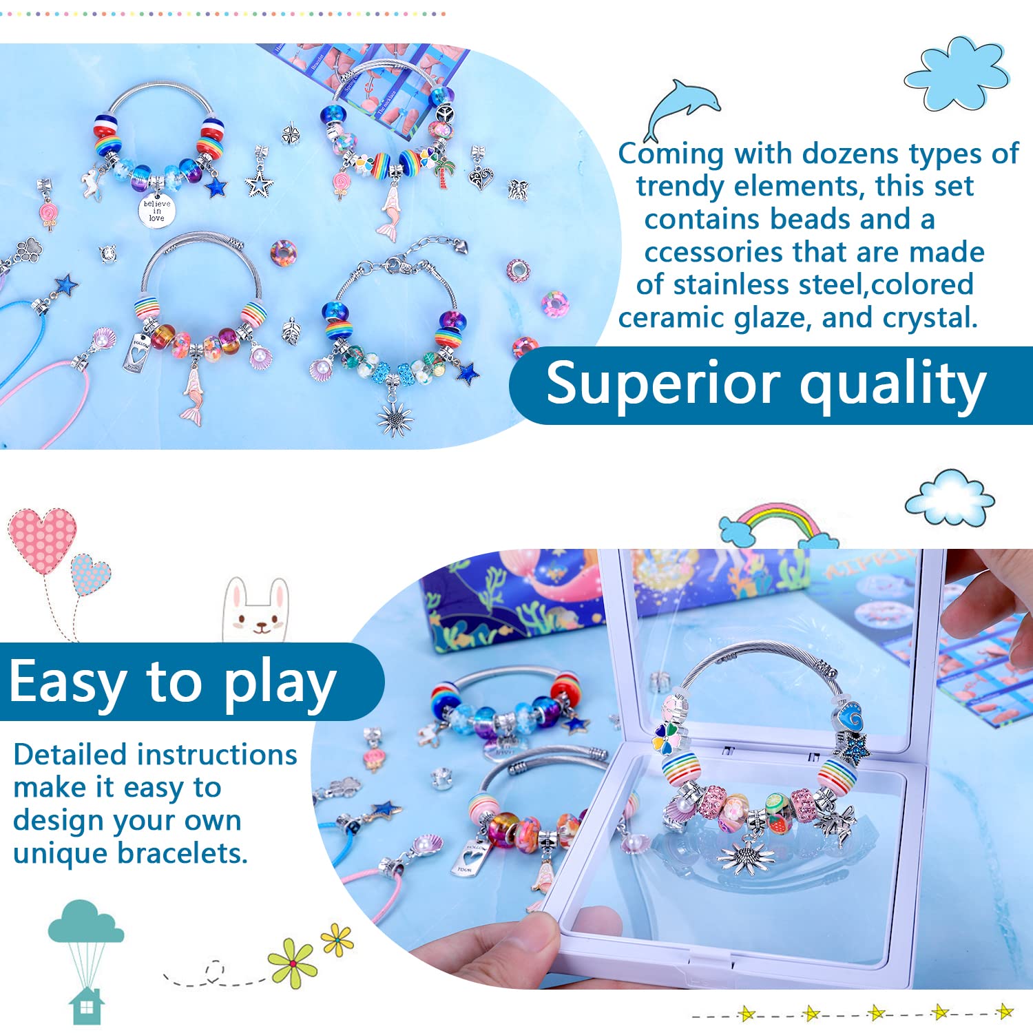 AIPRIDY craft kit encourages friends to design together