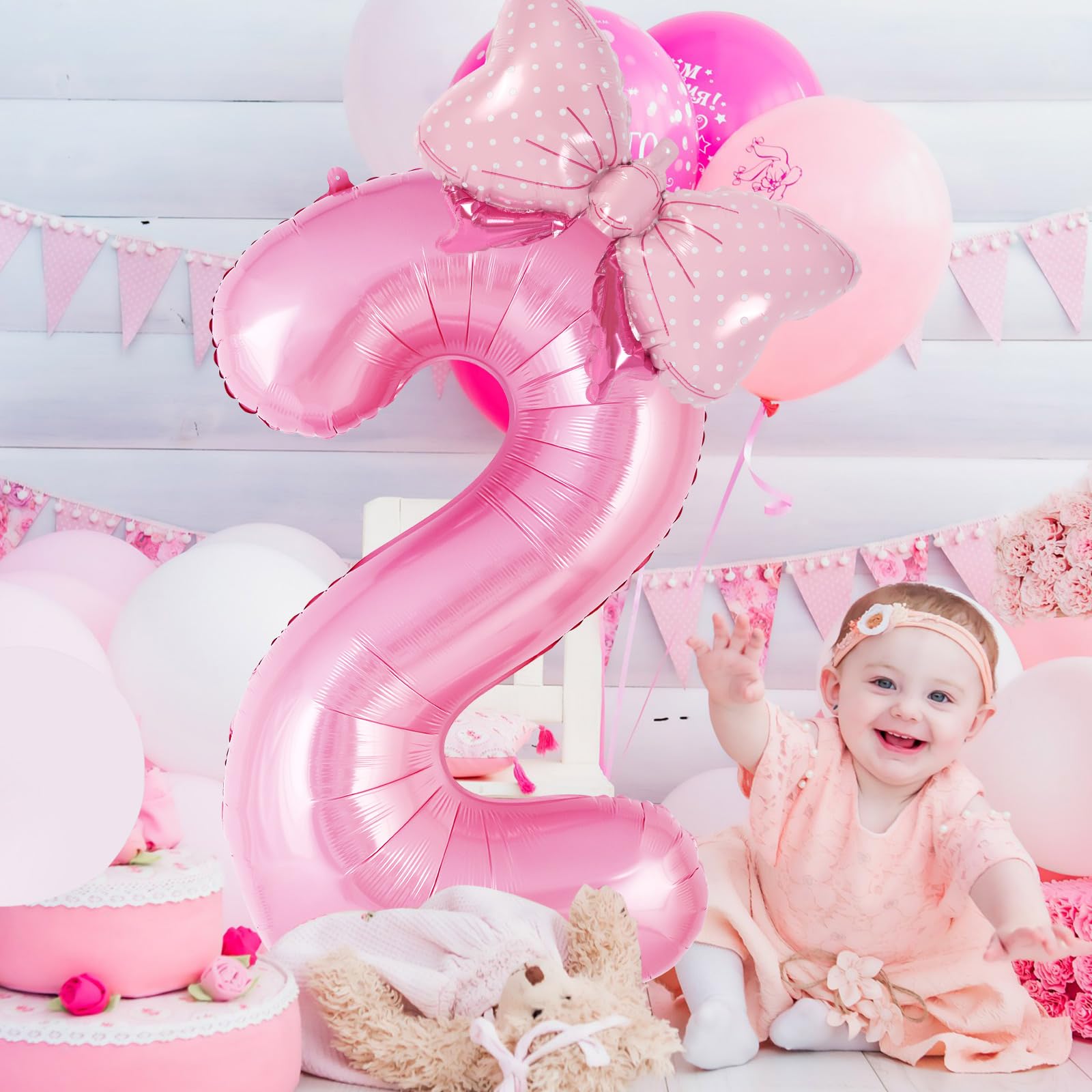 AIQINHU birthday decor ideas highlight bold pink party focus