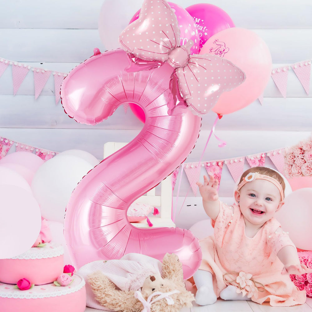 AIQINHU birthday decor ideas highlight bold pink party focus