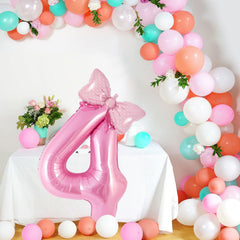 AIQINHU bow balloon adds decorative focal point for themed parties.
