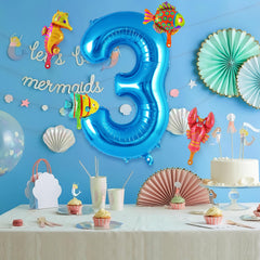 AIQINHU Mini sea animal balloons 19-inch add playful ocean accents