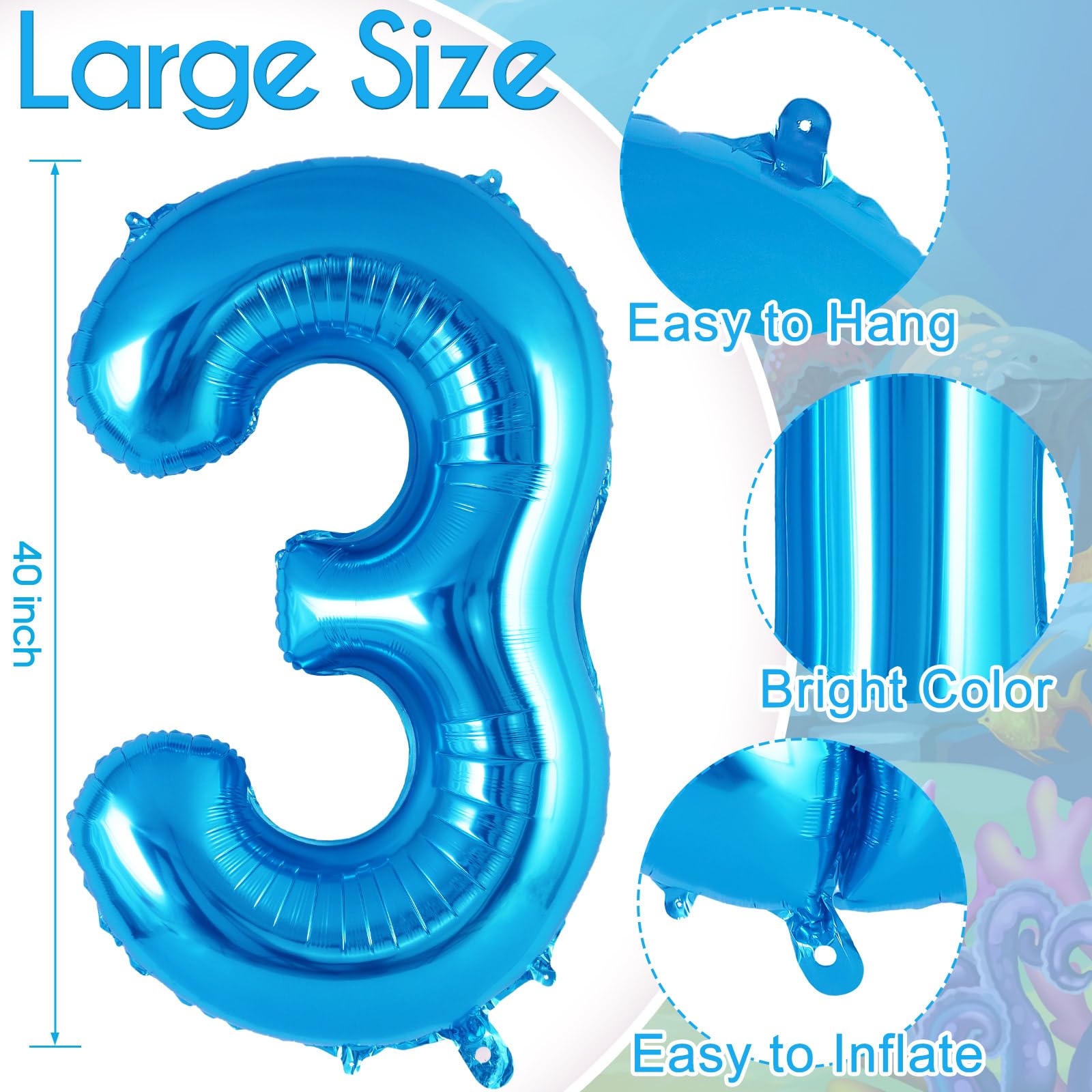 AIQINHU Under-the-sea decor set ties theme together