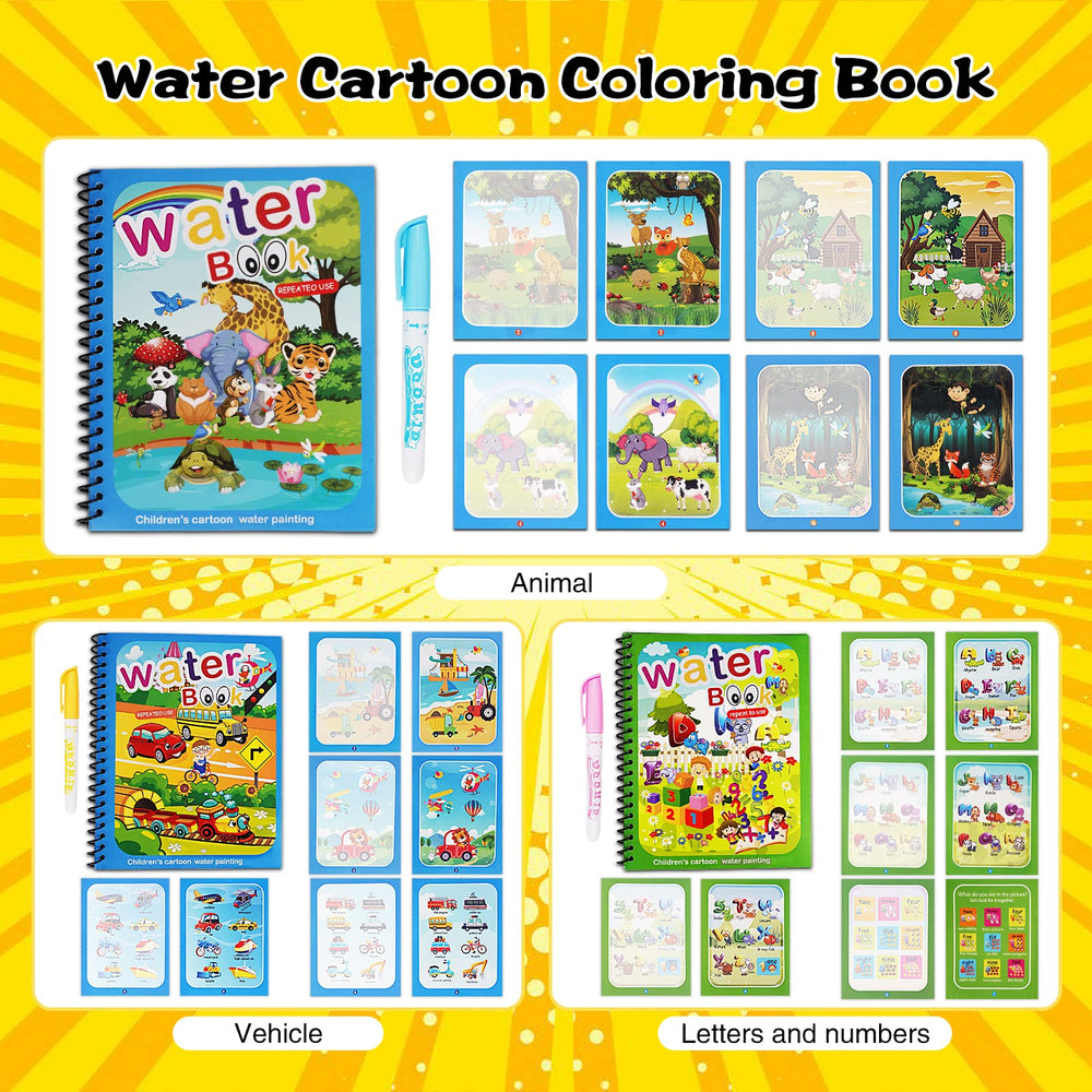 Air Blow gift-ready water painting set for birthdays