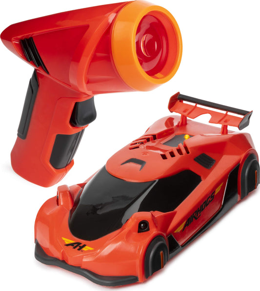 Air Hogs Zero Gravity Laser on wall enables indoor gravity-defying play.