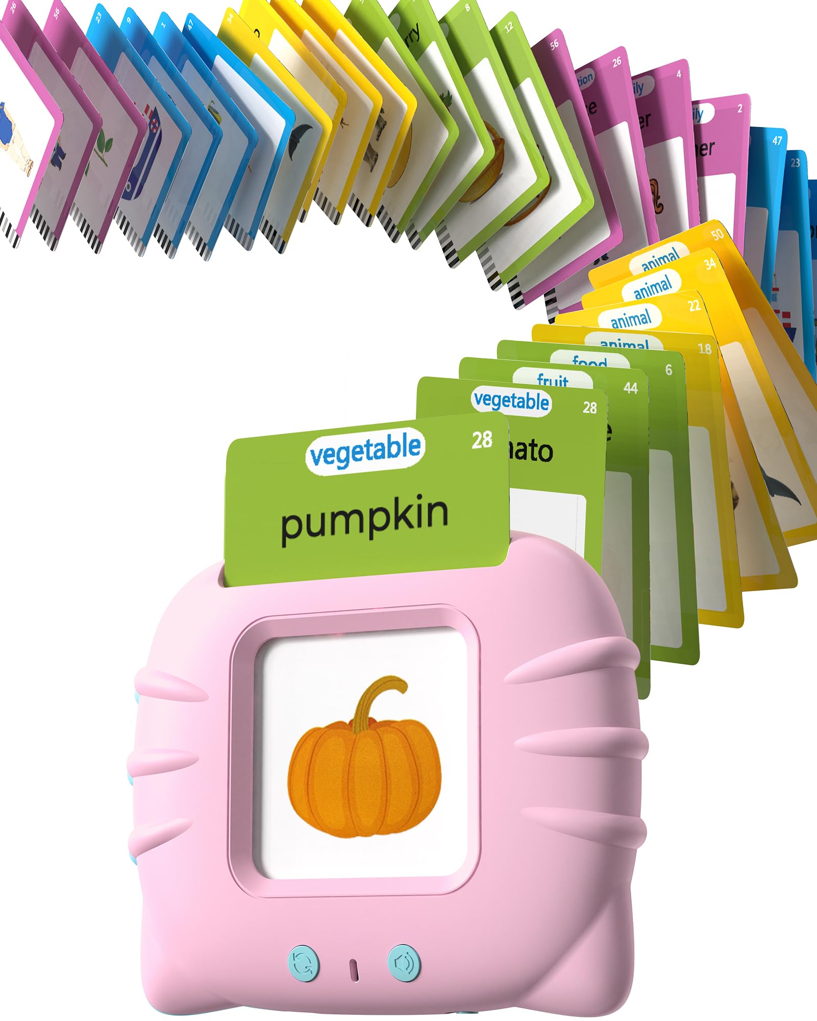 Airbition Talking Flash Cards card reader with clear prompts for early vocabulary.