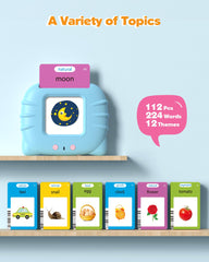 Airbition talking flash cards vehicles with sounds support naming and language skills during play.