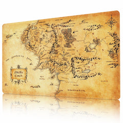 AIRCBC MTG playmat with non-slip rubber backing stabilizes cards during duels.