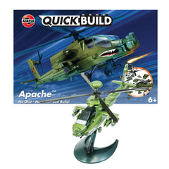 Airfix Quickbuild Boeing Apache snap-fit image for easy assembly and display.
