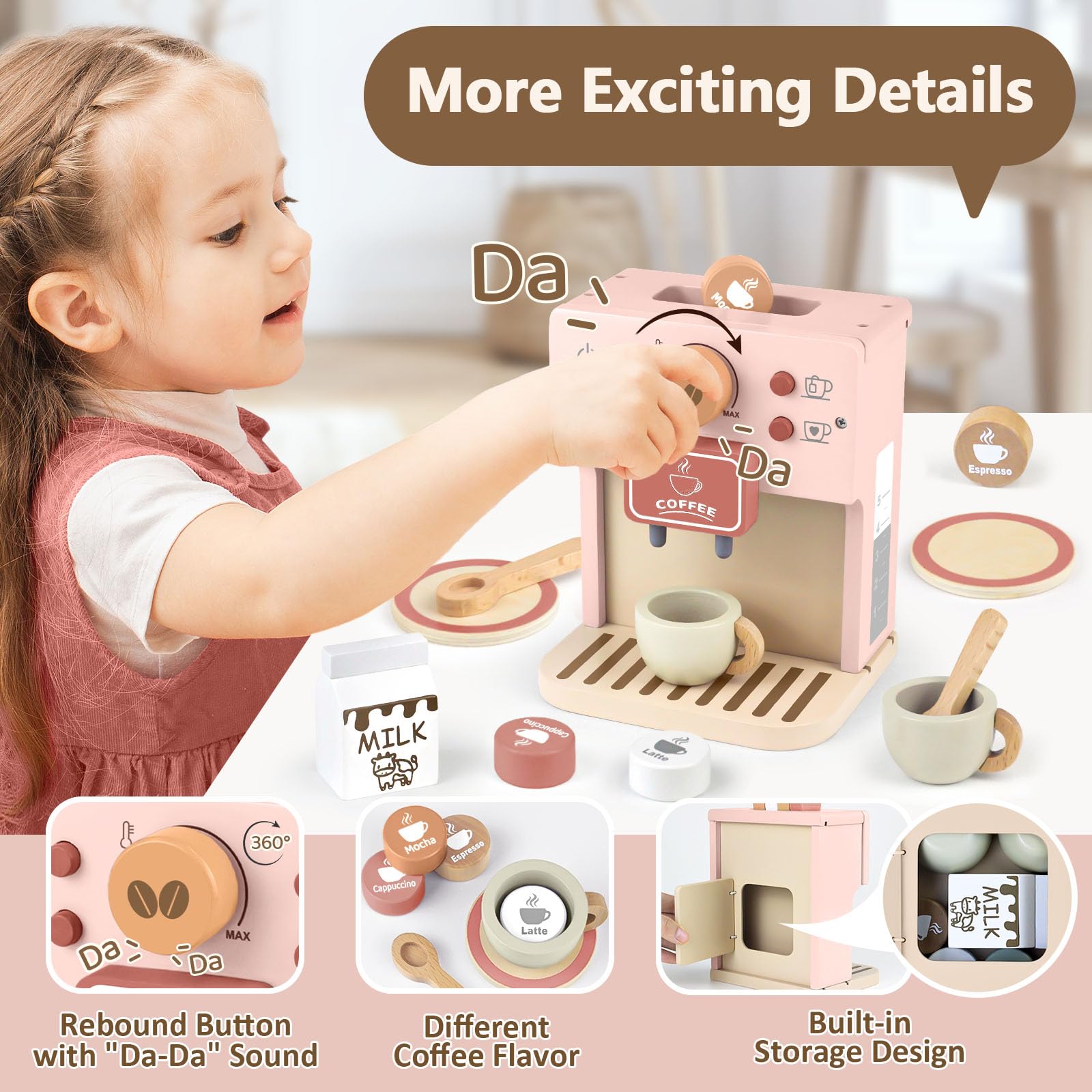 Airlab Kids spoons promote hand-eye coordination through stirring and serving.