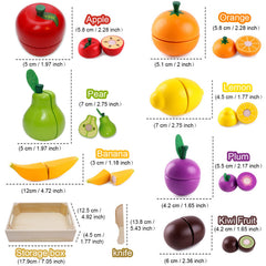 Airlab wooden orange fruit toy for imaginative play and hand-eye coordination