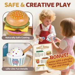 Airlab veggie slices (onion lettuce tomato) for creative sandwich building
