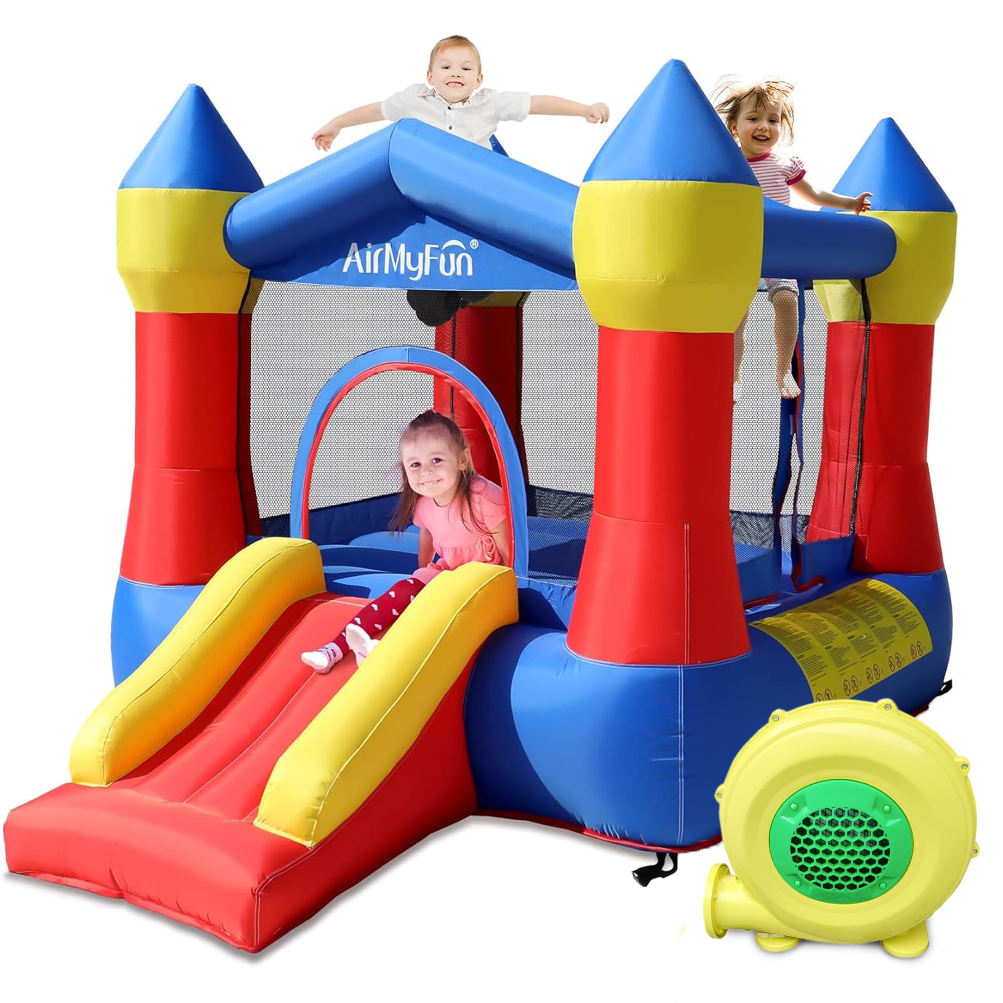 AirMyFun Toddler Bounce House with Slide for active kids