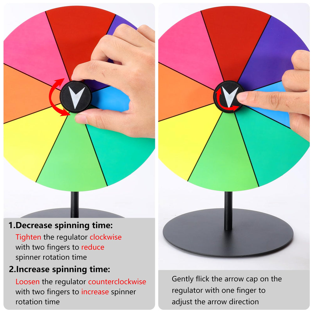 Airpark Prize Wheel detachable base allows easy storage and transport.