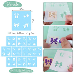 Aisharery painting-ready blocks showing blank sides for versatile crafts