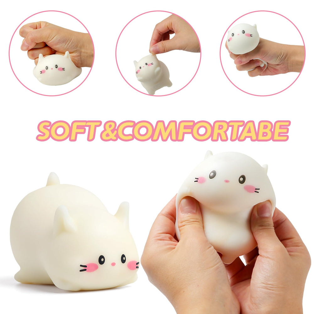 AiSiXin kawaii cat squishy toy with soft touch for better focus.
